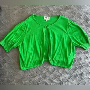 KSL Women's Green Cardigan Sweater - Plus Size
